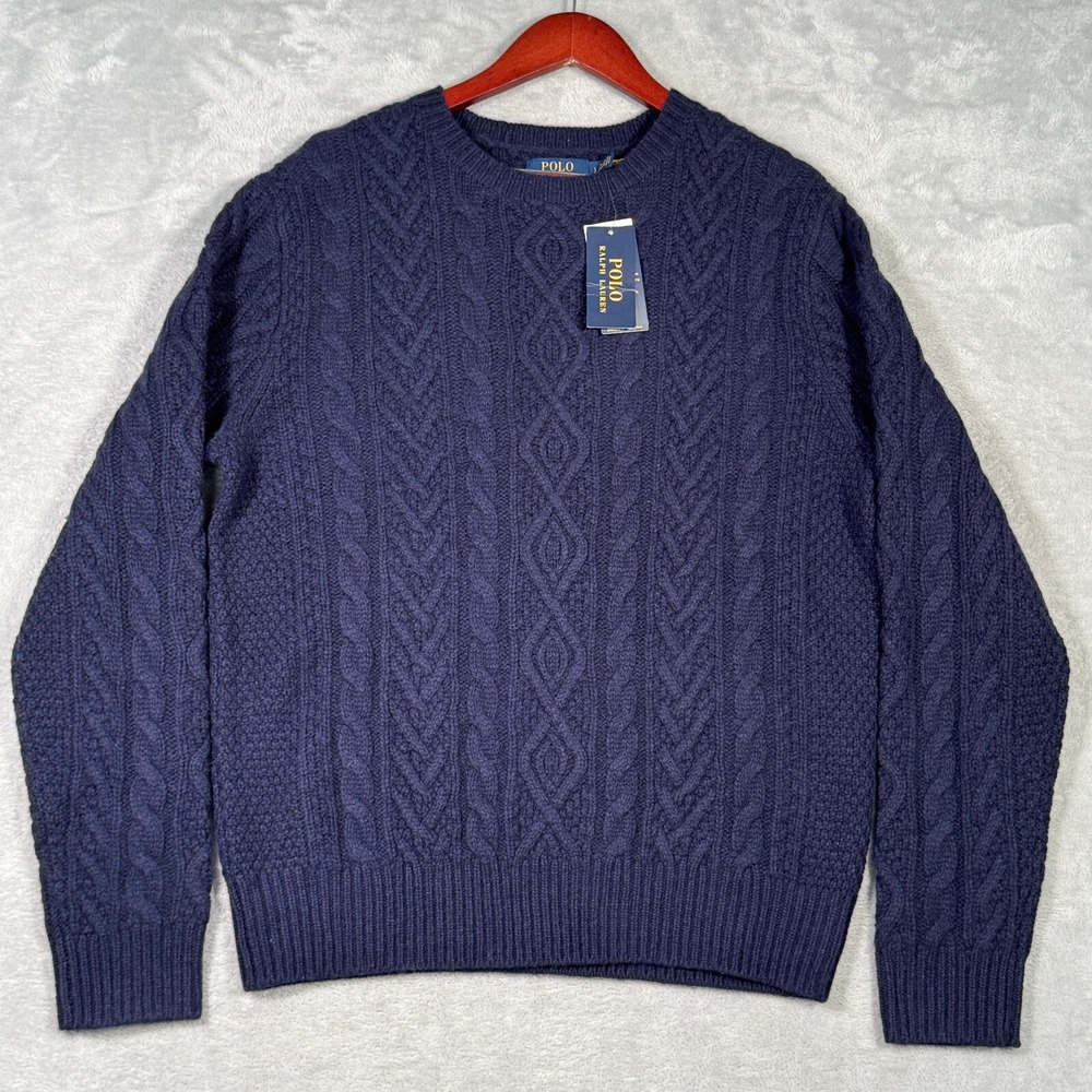 Polo by Ralph Lauren Navy Crewneck Sweater